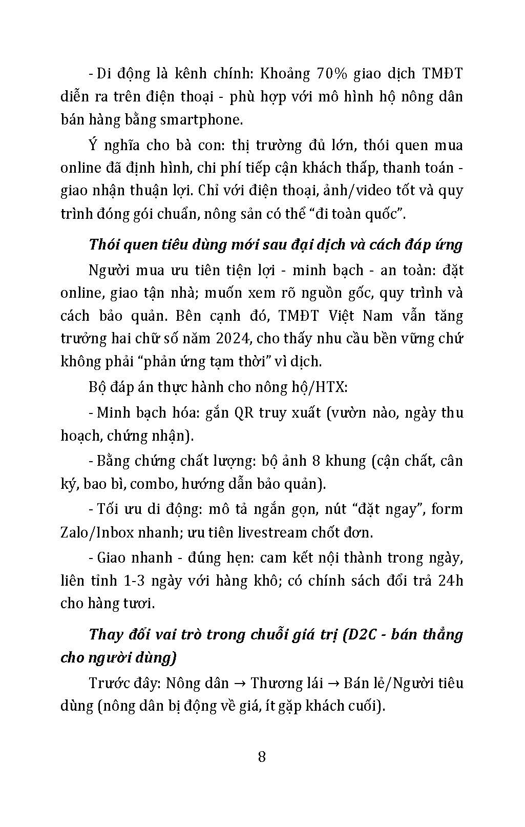 Bán Nông Sản Online (Tủ sách Làm Nông Kiểu Mới - Xanh, Sạch, Bền Vững)