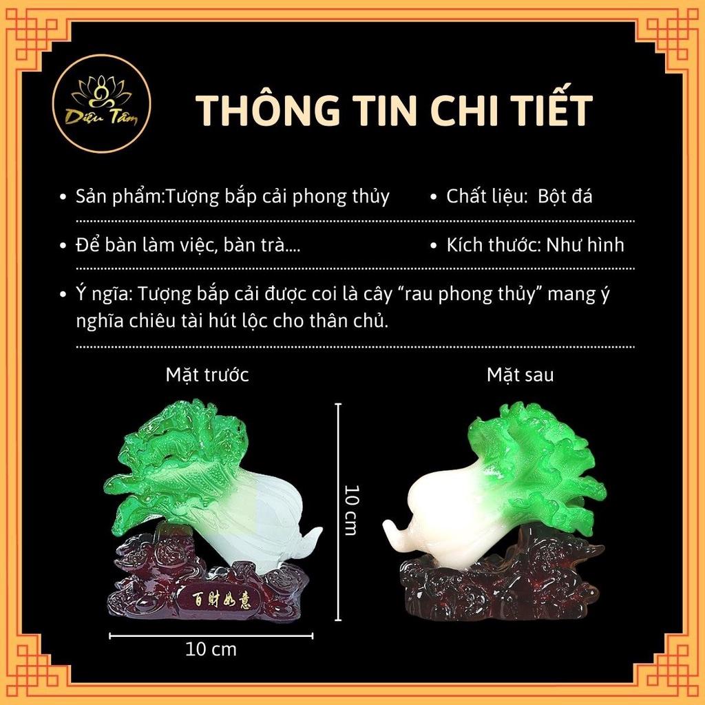 Bắp cải phong thủy đồ phong thủy chiêu tài hút lộc trang trí nhà cửa, bàn làm việc