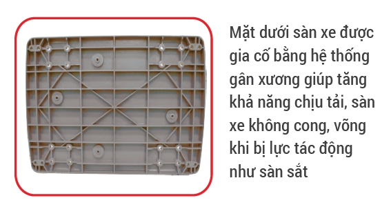 Xe đẩy hàng không tay Dolly FB Pro-skate nối được Happy Move 100kg