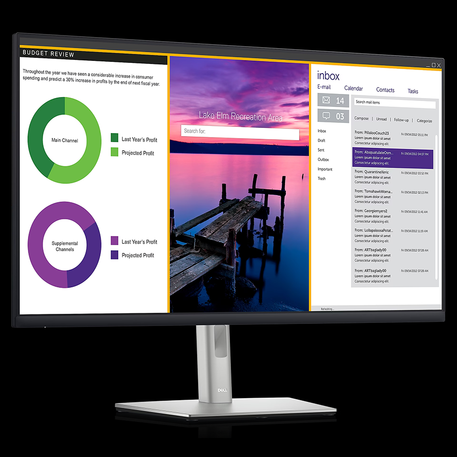 Màn hình máy tính Dell P3223QE 32" 4K - Hàng Chính Hãng