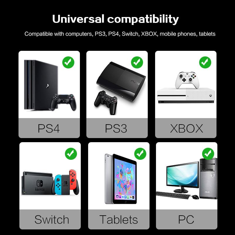 Dữ Liệu Ếch Tai Nghe Chơi Game Cho PS4 Tai Nghe Có Mic Dành Cho Sony PS4 PS3 Cho Nintend Công Tắc Cho Xbox 1 Tai Nghe cho Máy Tính