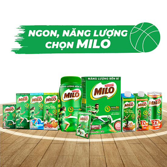 Combo 2 thùng sữa lúa mạch Nestlé MILO bữa sáng (36 hộp x 180ml) [Tặng 1 trái banh Milo]