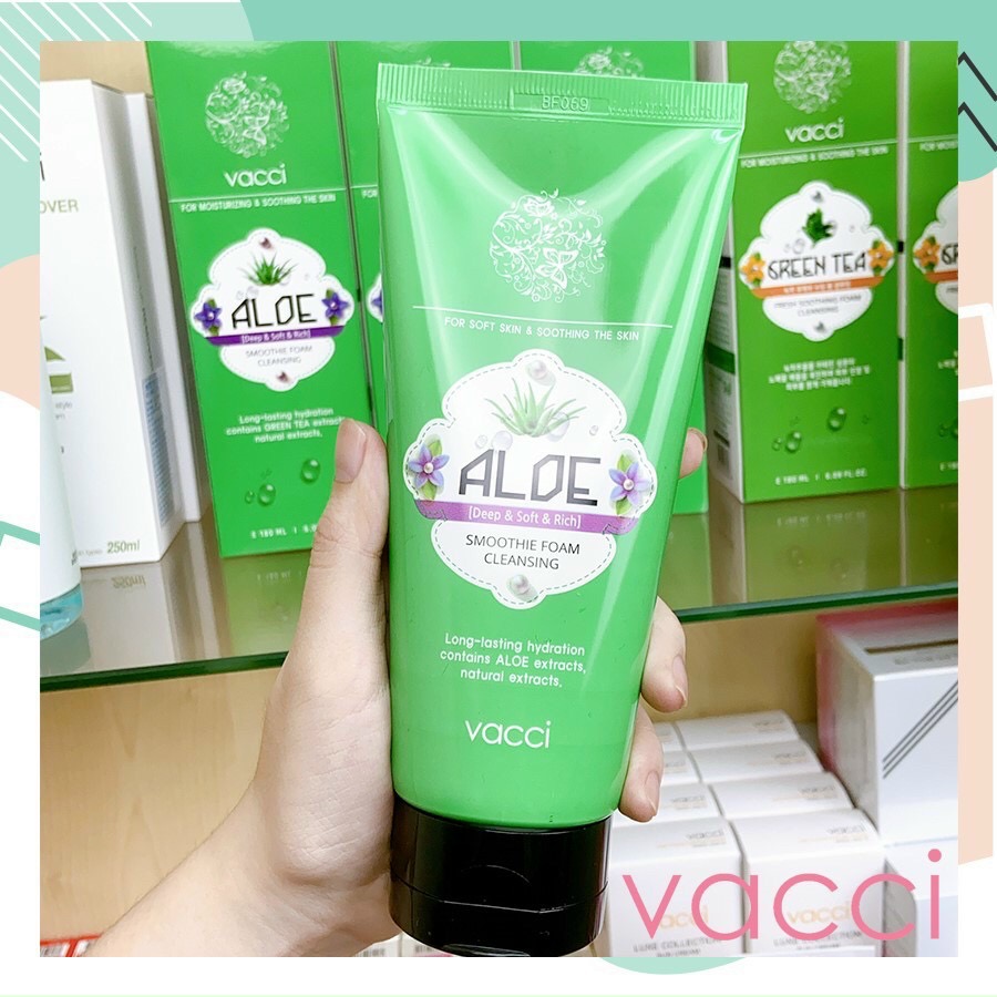 Sữa Rửa Mặt Tinh Chất Nha Đam VACCI