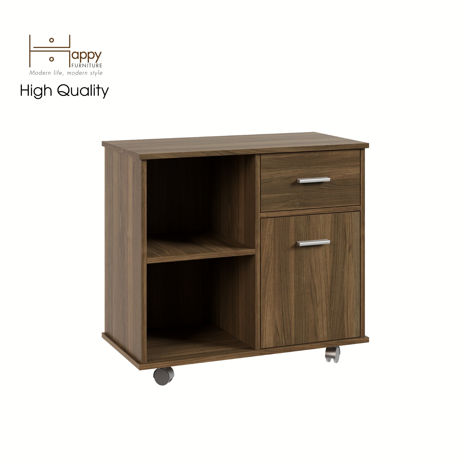 [Happy Home Furniture] COMFEE, Tủ đựng hồ sơ 4 ngăn ,  80cm x 40cm x 66cm ( DxRxC), THK_016