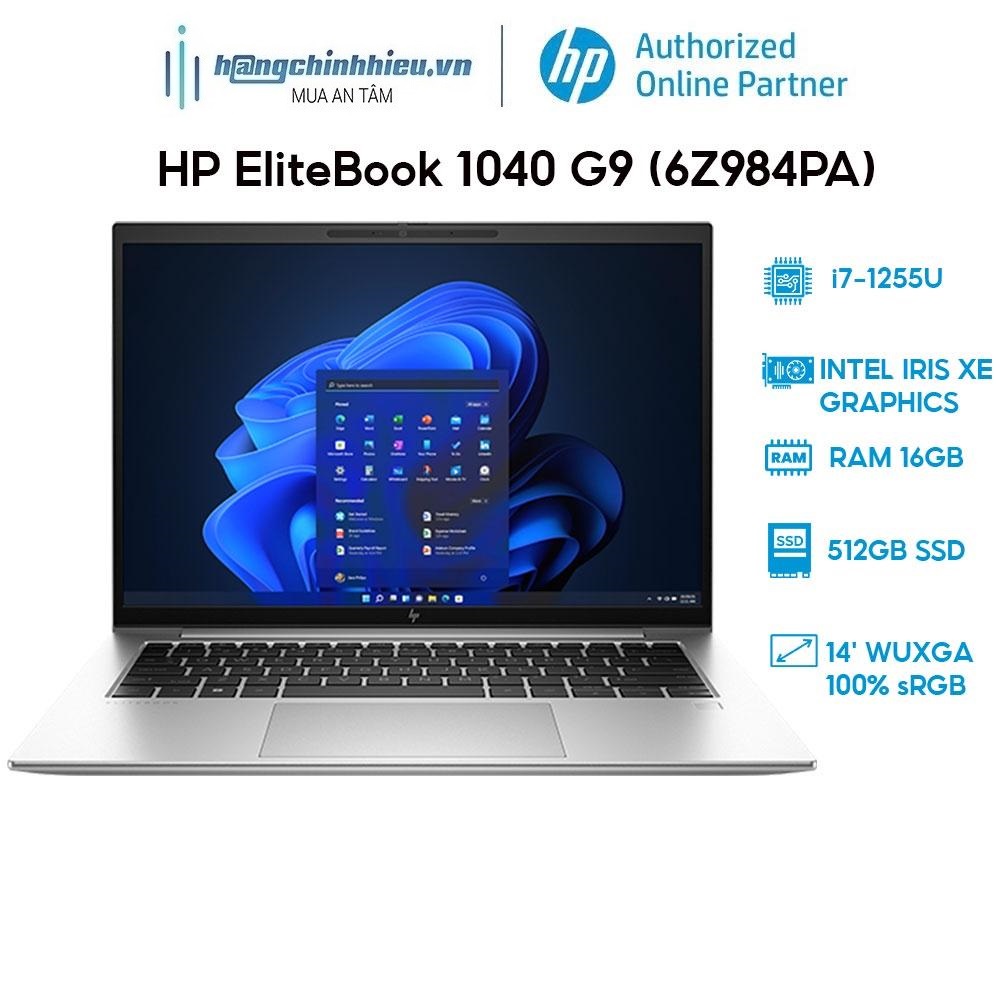 Laptop HP EliteBook 1040 G9 6Z984PA i7-1255U | 16GB | 512GB | 14' WUXGA 100% sRGB Hàng chính hãng