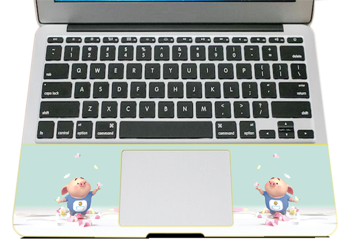 Mẫu Dán Trang Trí Mặt Ngoài + Lót Tay Laptop Hoạt Hình LTHH - 732