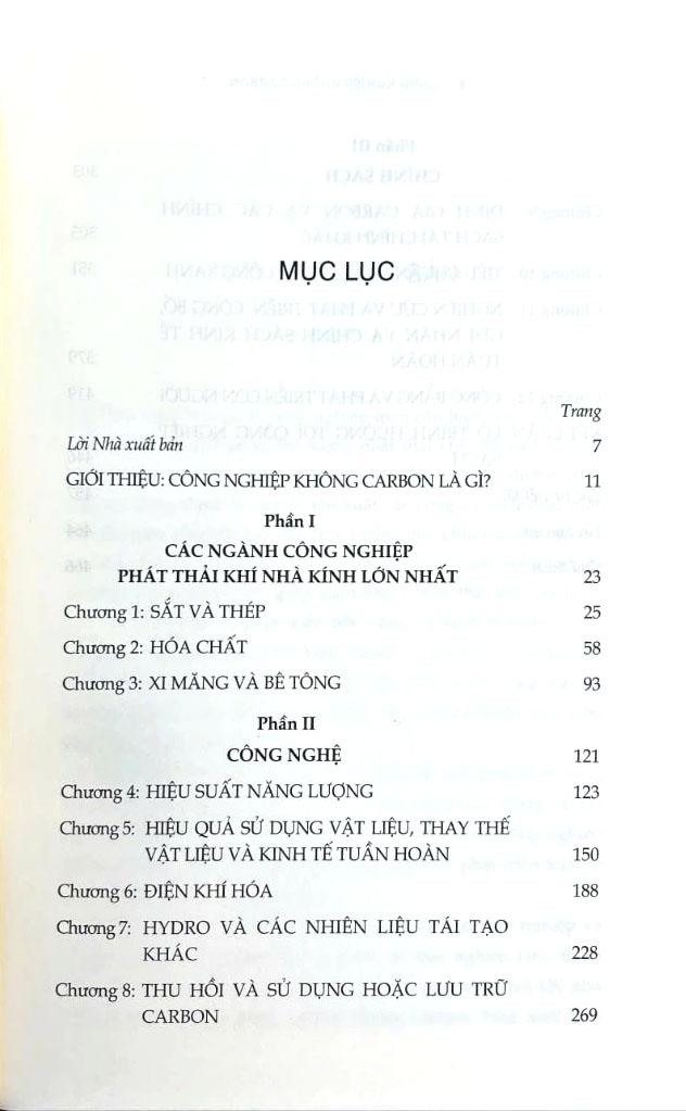 Sách - Công Nghiệp Không Carbon - Chuyển Đổi Công Nghệ Và Chính Sách Để Đạt Được Thịnh Vượng Bền Vững