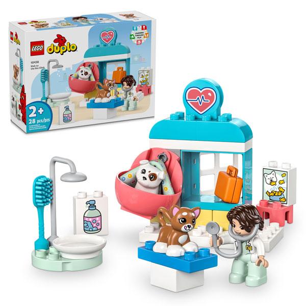 Đồ Chơi Lắp Ráp Phòng Khám Bác Sĩ Thú Y - Visit To The Vet Clinic - Lego Duplo 10438 (28 Mảnh Ghép)