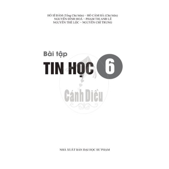 Bài Tập Tin Học lớp 6 - Cánh Diều