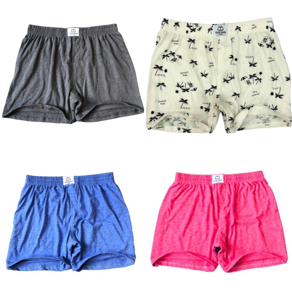 Combo 5 quần đùi nam thun cotton mặc ở nhà