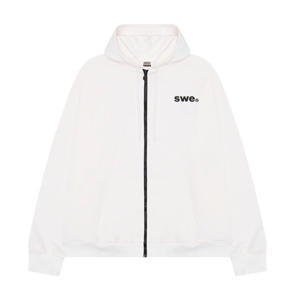 SWE - Áo hoodie unisex TYPE ZIP HOODIE vải chân cua có nón dày dặn