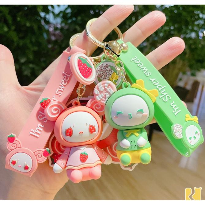 Móc chìa khóa Baby em bé dễ thương PVC loại tốt