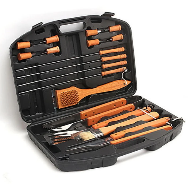 Cao cấp - Bộ Dụng Cụ Nướng Mr.Bar-B-Q BBQ ToolBox 19pcs