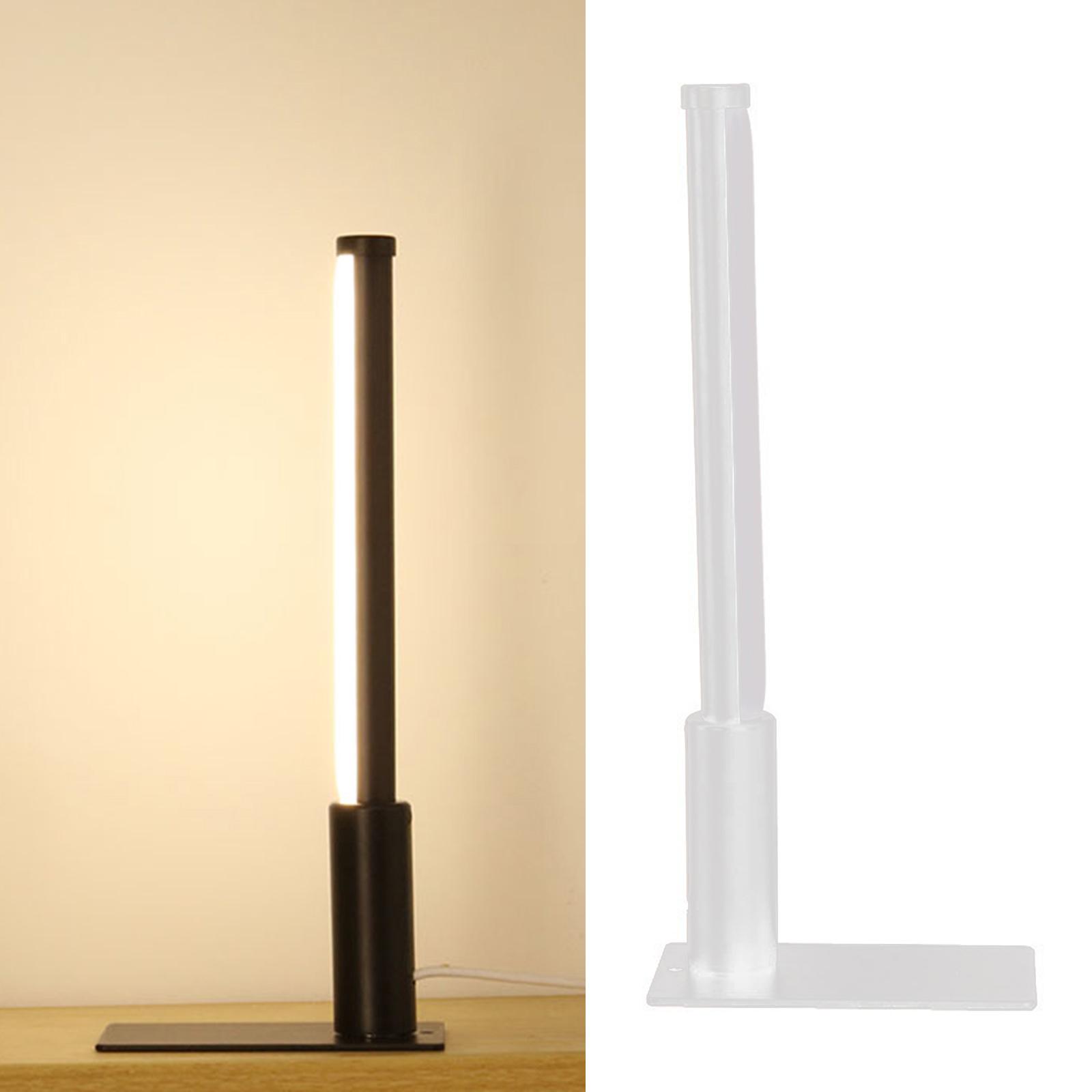 LED Desk Lamp Studying Bedside Night Lamps for Bedroom Dorm 3W Black