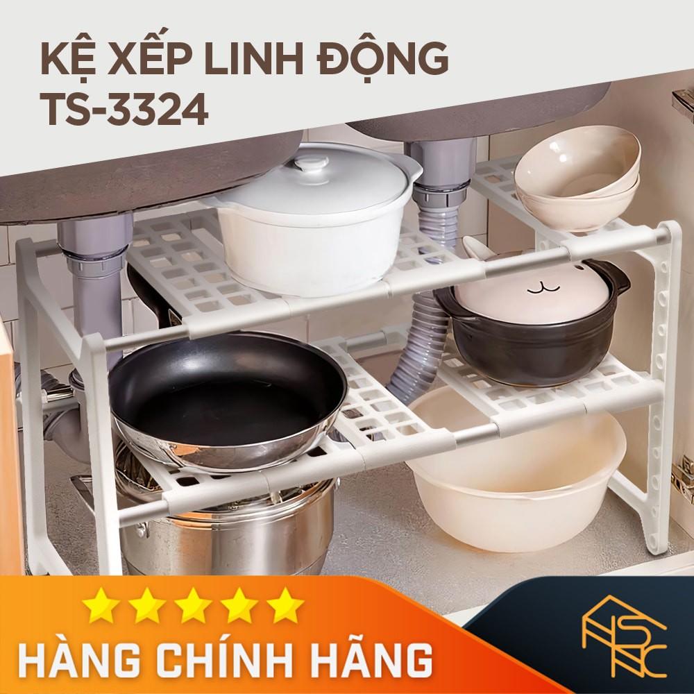 Kệ bếp, kệ chia ngăn tủ bếp, bồn rửa chén đa năng TS-3324