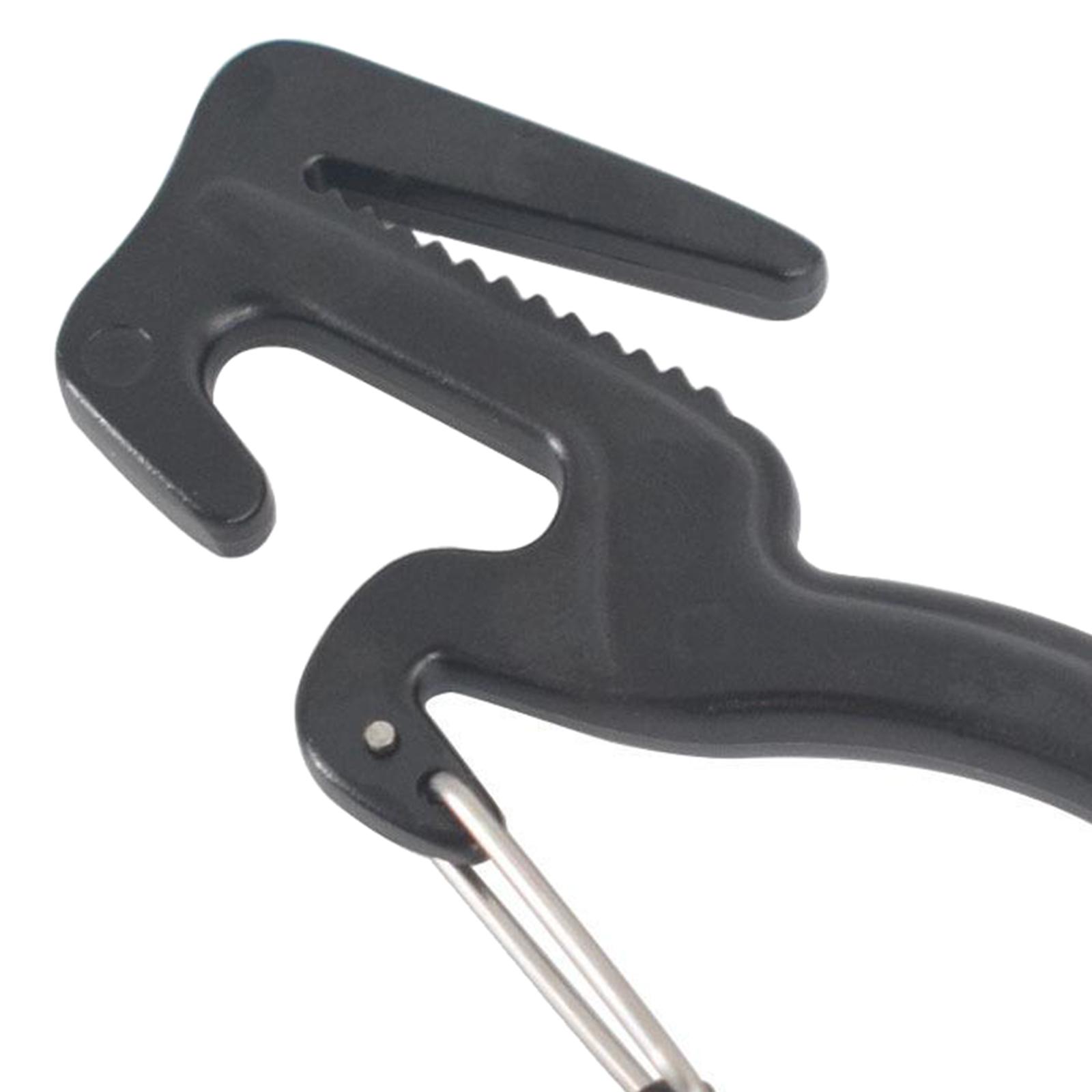 Spring Snap Hook, Aluminium Alloy Carabiner Steel Clips Keychain Heavy Duty Quick Link for Camping Hiking Traveling Fishing