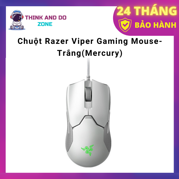 Chuột Razer Viper Gaming Mouse-Trắng(Mercury)_RZ01-02550700-R3M1- HÀNG CHÍNH HÃNG