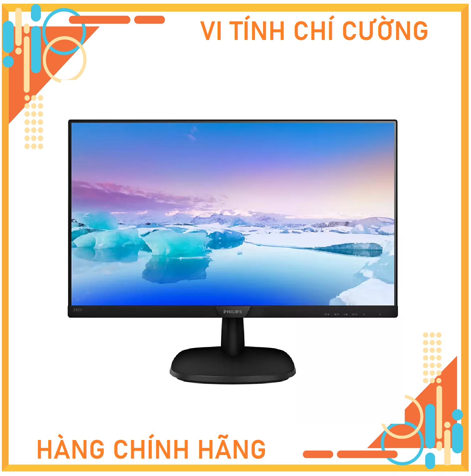 Màn hình máy tính 24inch Philips 243V7QDSBF - Hàng chính hãng DGW phân phối