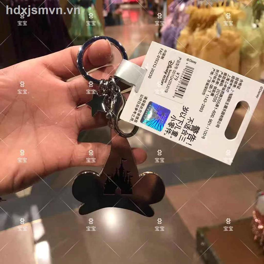 DISNEY Móc Khóa Hình Chuột Mickey Dễ Thương