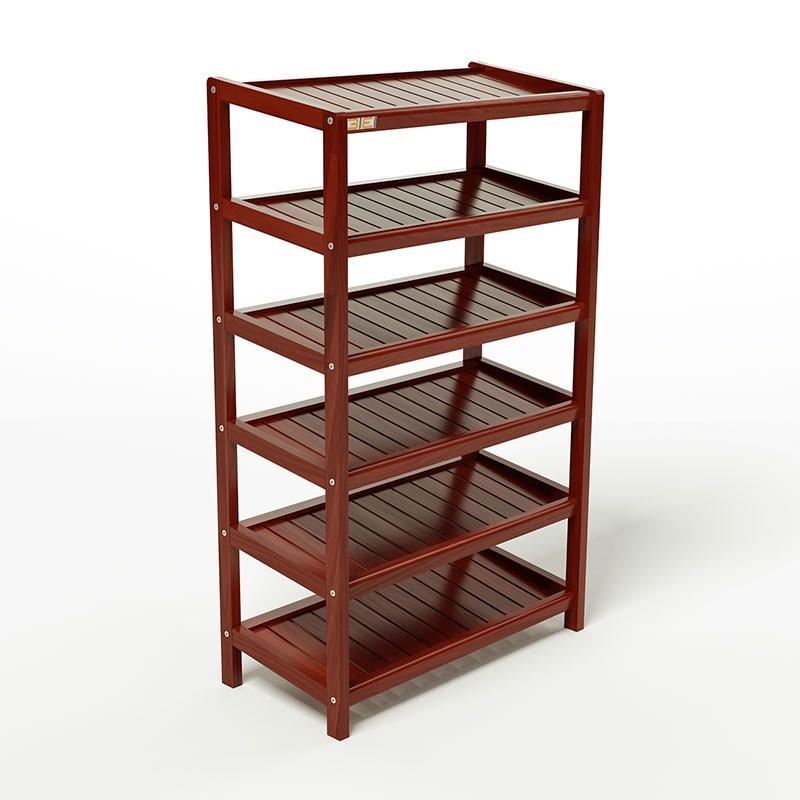Kệ Giày Dép 6 Tầng Rộng 60cm Gỗ Tự Nhiên 100%