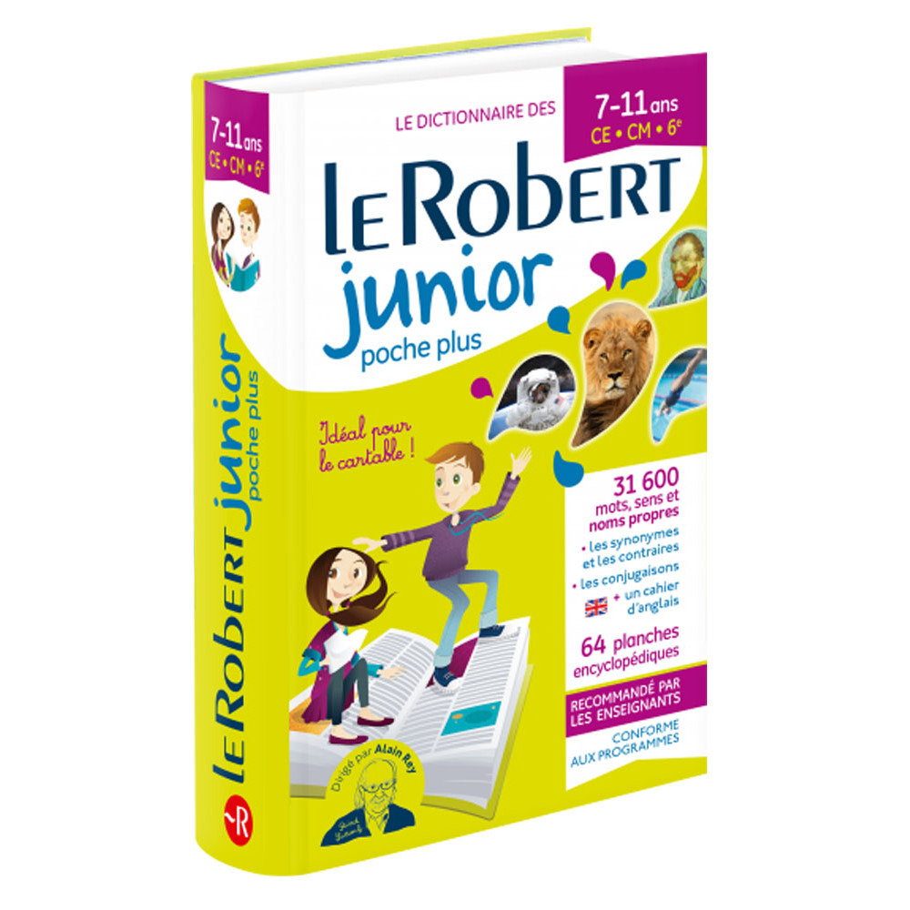 Từ điển tiếng Pháp: Dictionnaire Le Robert Junior Poche Plus - 7/11 ans - CE-CM-6e (từ 7 đến 11 tuổi)