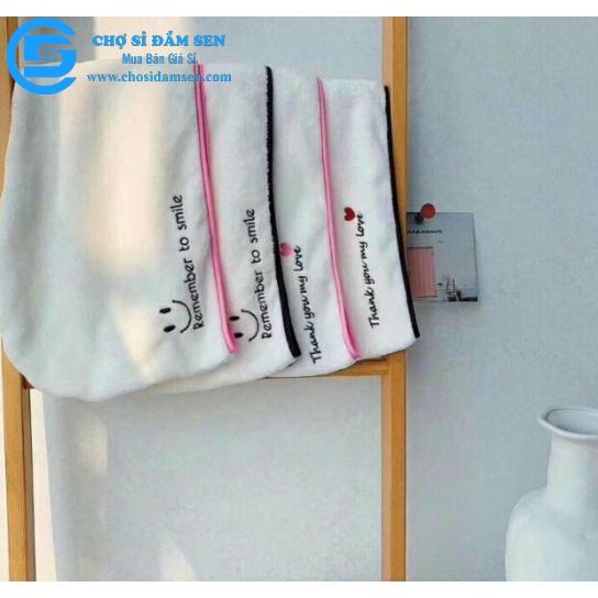 Khăn lau Tóc thần thánh – Khăn quấn đầu làm khô tóc mềm mịn G76-KhanLauToc