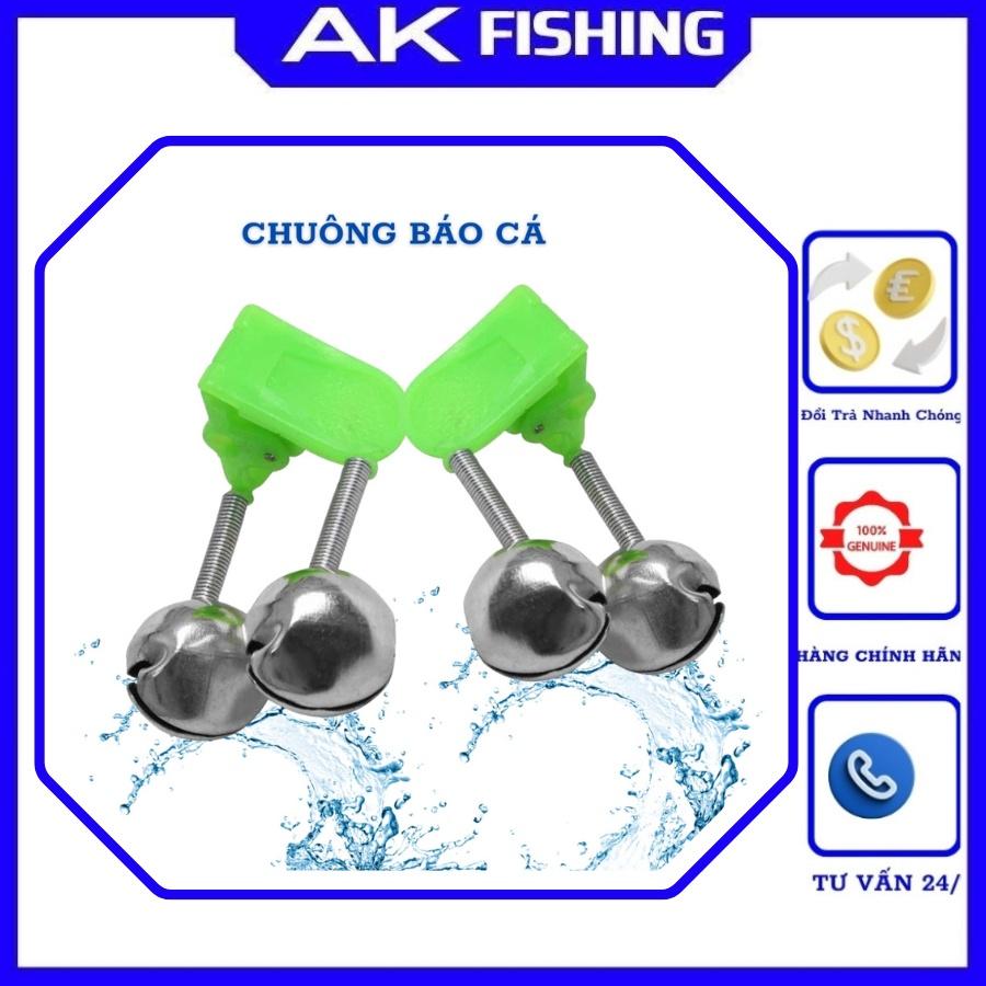 Chuông báo cá siêu nhạy kêu to dùng câu đài câu câu tay phụ kiện câu cá chất lượng giá rẻ AK FISHING