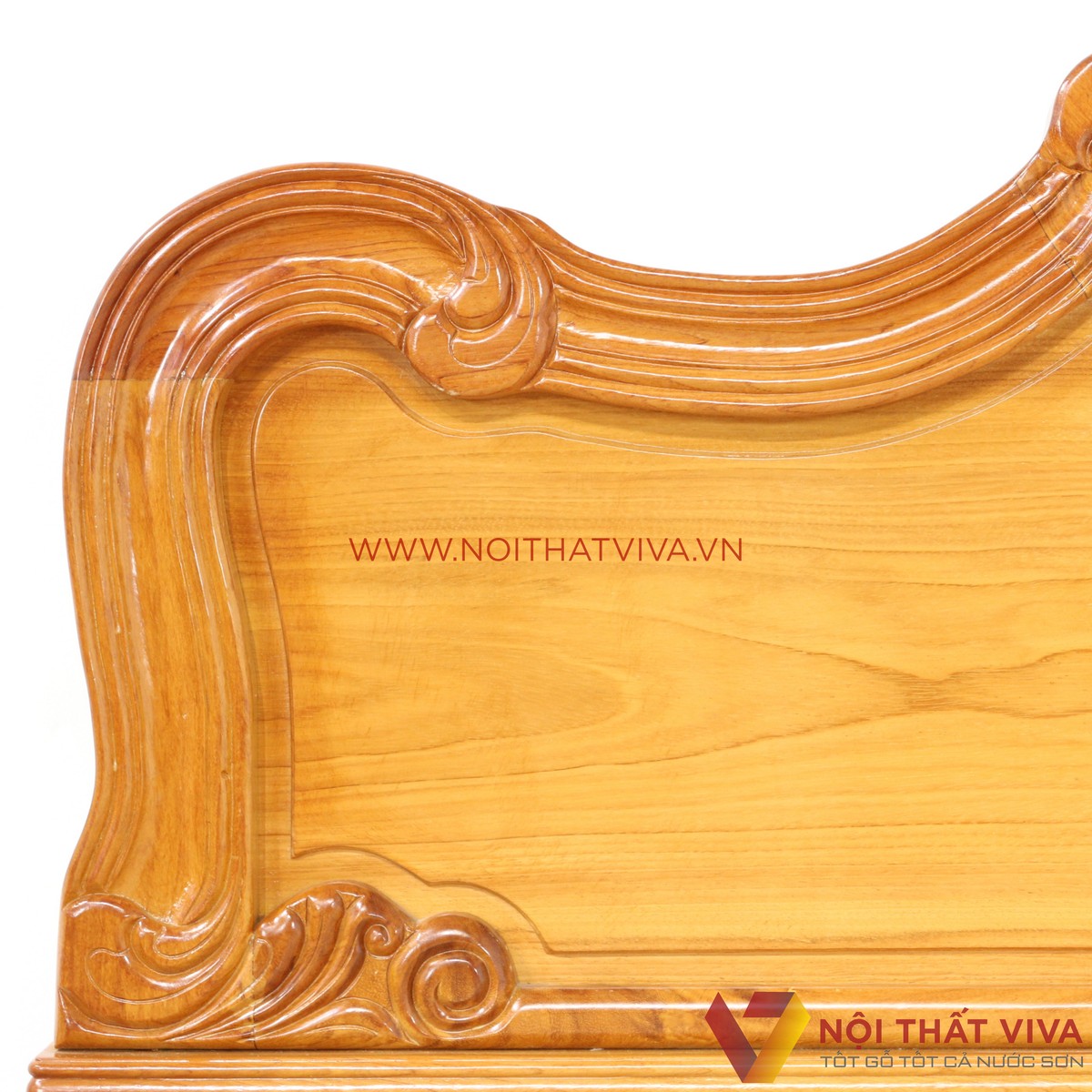 Giường Ngủ Gỗ Gõ Đỏ Nữ Hoàng Tân Cổ Điển Cao Cấp Tinh Tế
