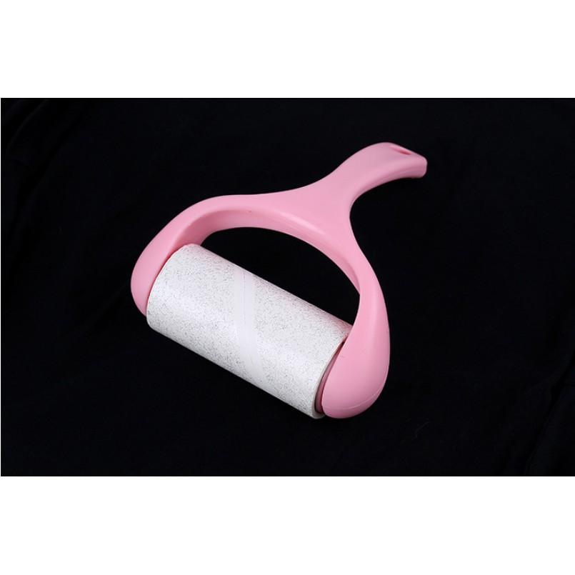 Cây Lăn Bụi Quần Áo, Lông Chó Mèo Tặng Kèm 2 Cuộn Lăn Siêu Tiện Lợi