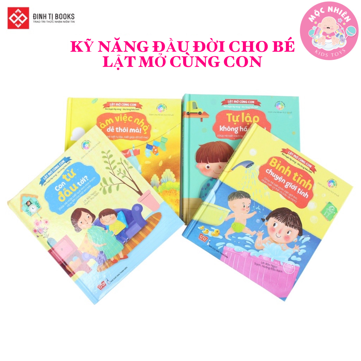 Sách Tương Tác Lật Mở - Kỹ Năng Đầu Đời Cho Bé (2 - 12 Tuổi) – Đinh Tị