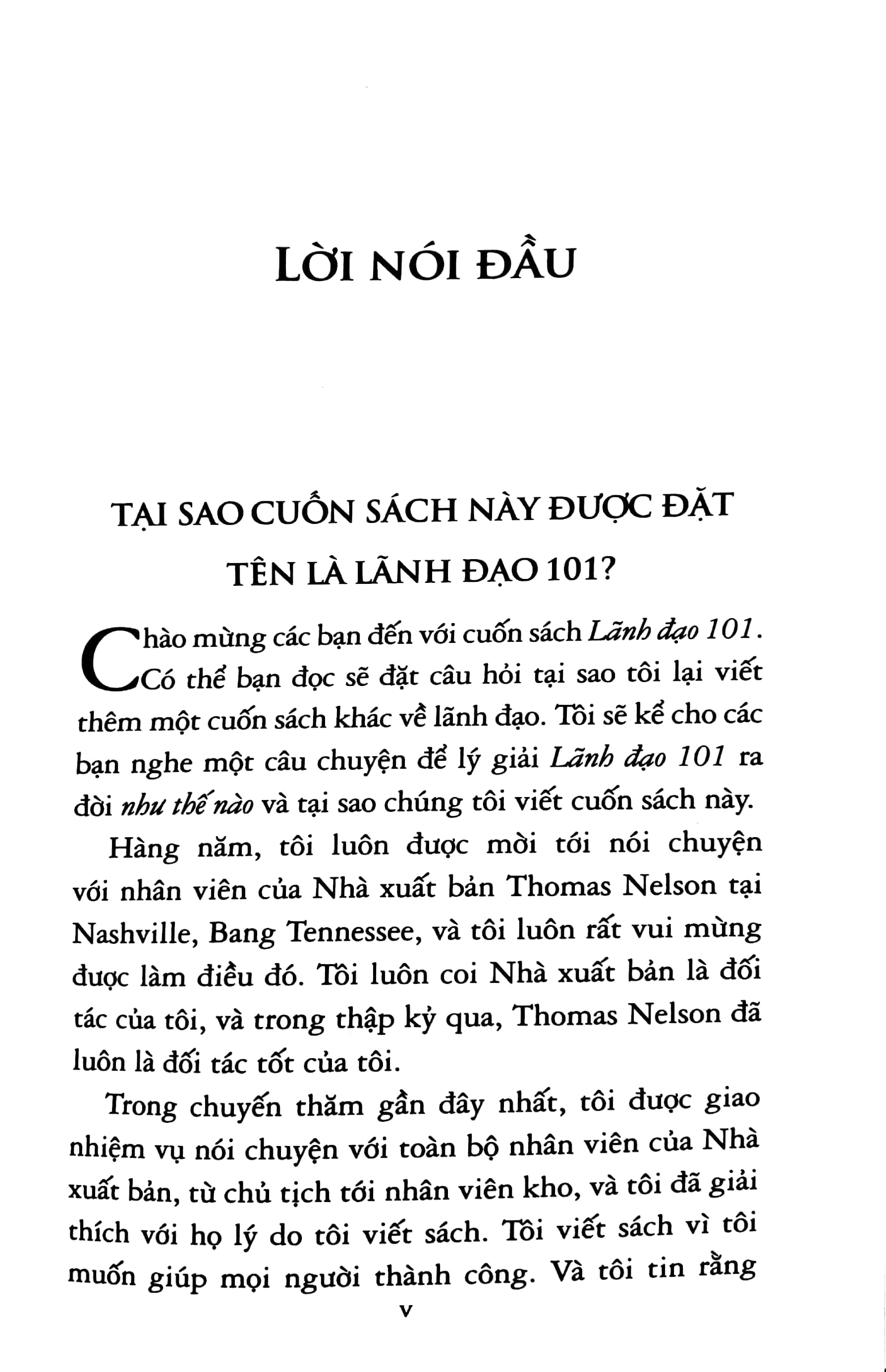 Lãnh Đạo 101