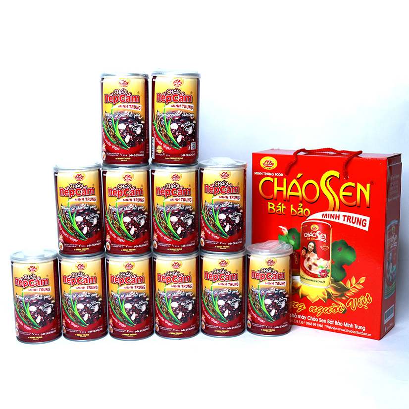 Cháo Nếp Cẩm Minh Trung 12 lon