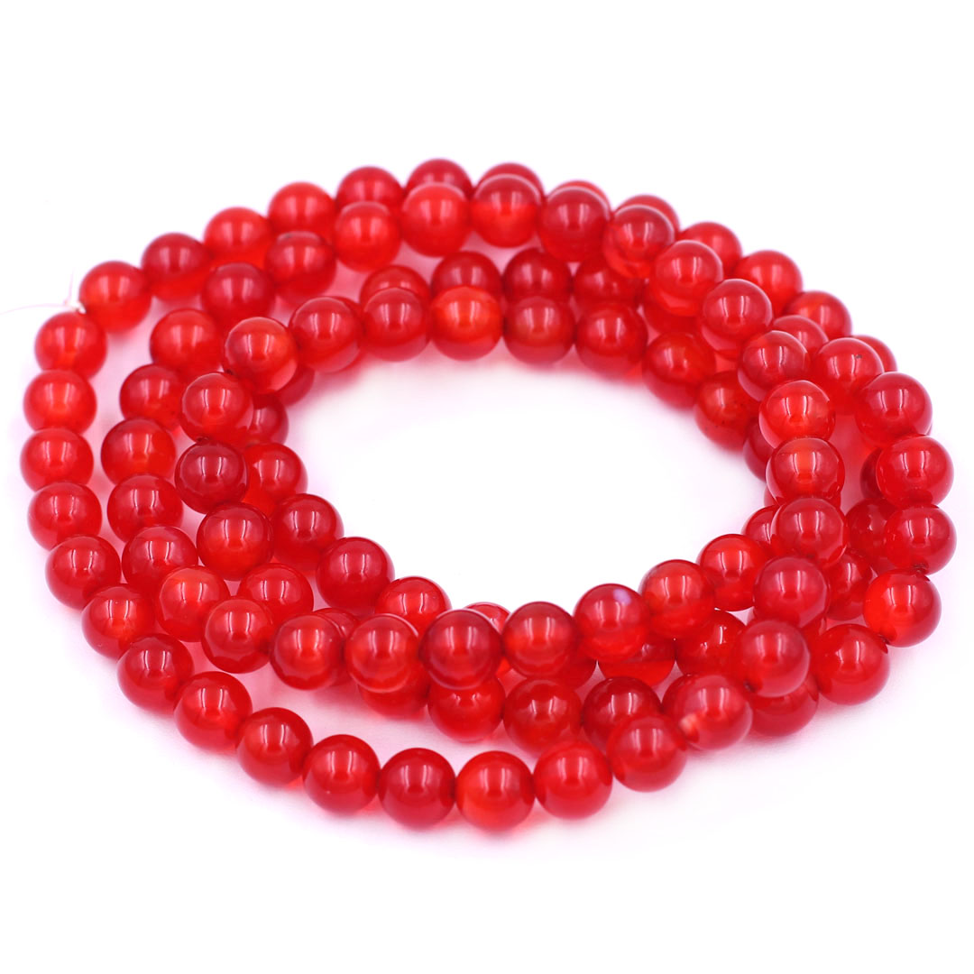 Vòng chuỗi 108 hạt Đá Thạch Anh - Chuỗi đá Phong thủy Size 6mm, 8mm - Hợp mệnh Hỏa, mệnh Thổ