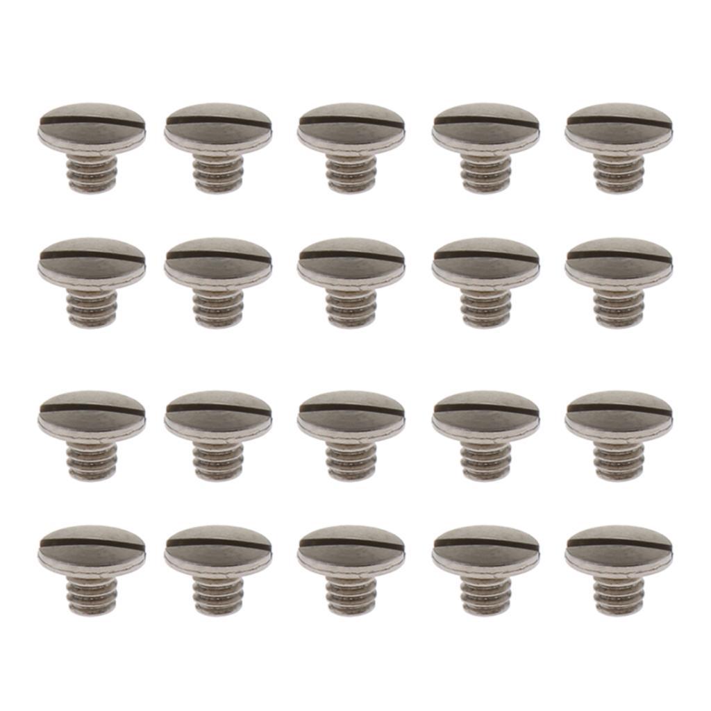20 Pcs Flute Mounting Screws for Woodwind Repair Maintenance Parts