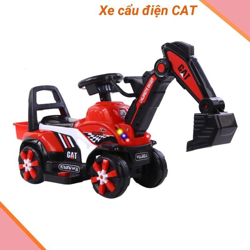 Xe cần cẩu chòi chân, Xe Cẩu Điện loại lớn dành cho bé trai từ 1 đến 7 tuổi- Babibo Kids