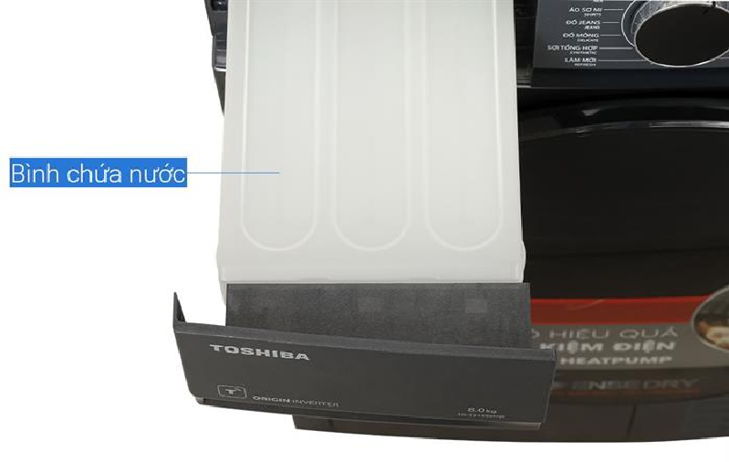 Máy sấy bơm nhiệt Toshiba 8 kg TD-T21B90HWV(MG) - HÀNG CHÍNH HÃNG - CHỈ GIAO HCM