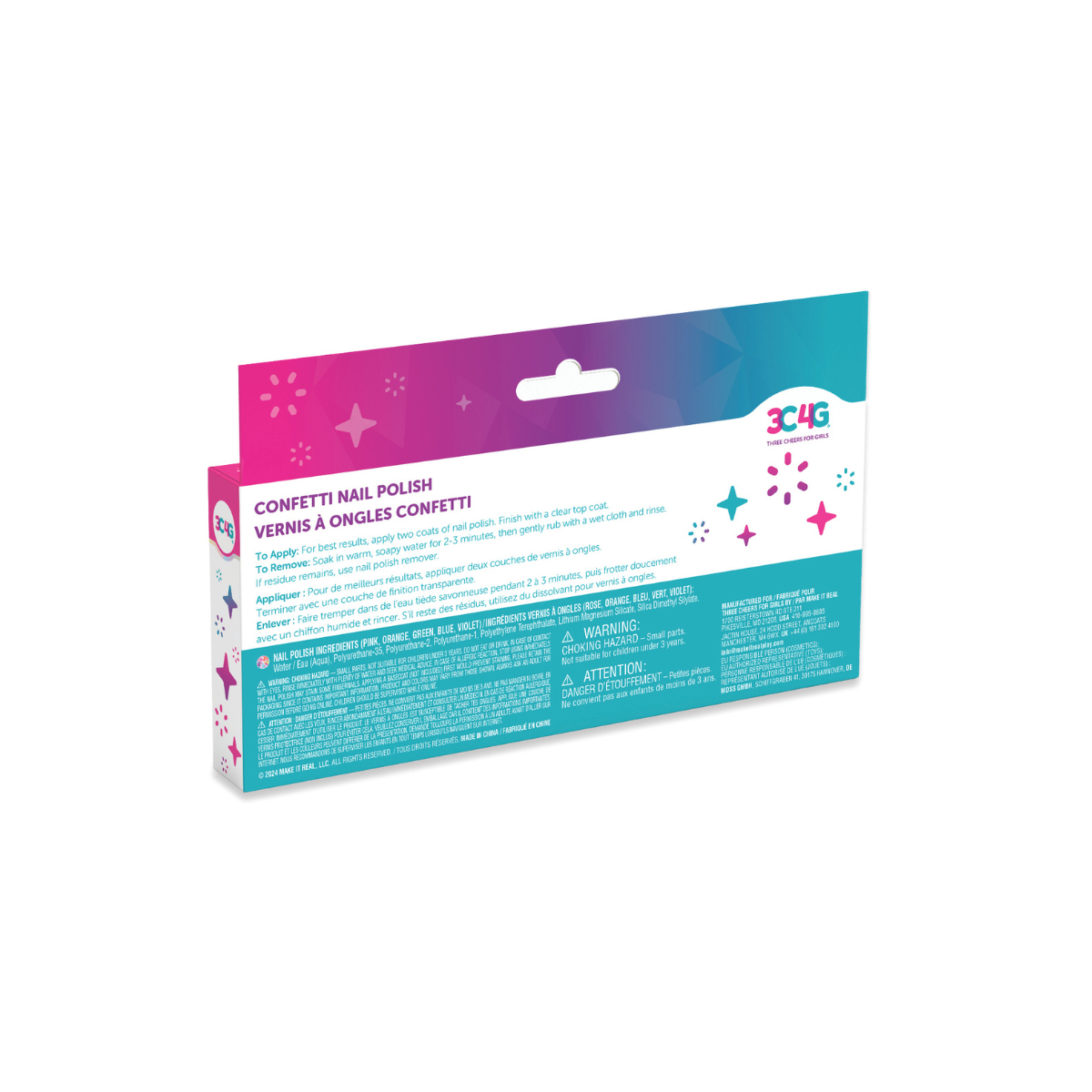 Đồ Chơi Combo 5 Sơn Móng Tay Confetti 3C4G 20270914/10012MIR