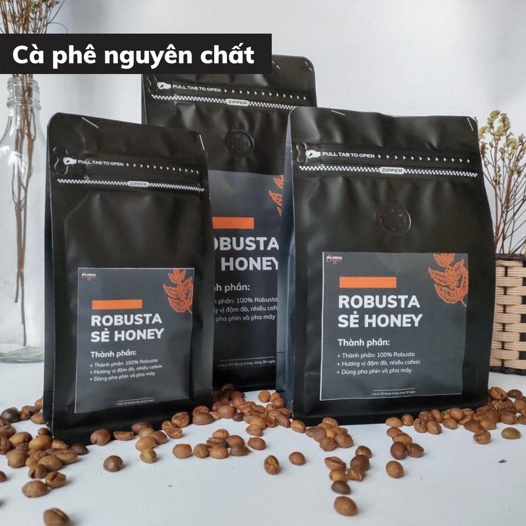 Hình ảnh Cà phê nguyên chất ROBUSTA SẺ HONEY pha phin Espresso vị đắng vừa hương thơm ngọt cafe rang xay - Big Dream Coffee