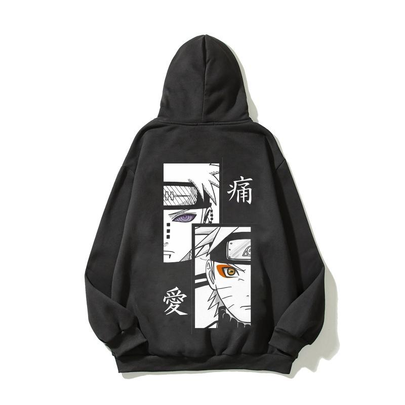 Áo Hoodie Nam Nữ NARUTO Vải Nỉ Ngoại Dầy Nón 2 Lớp Tay Bo Gân, Anam Store