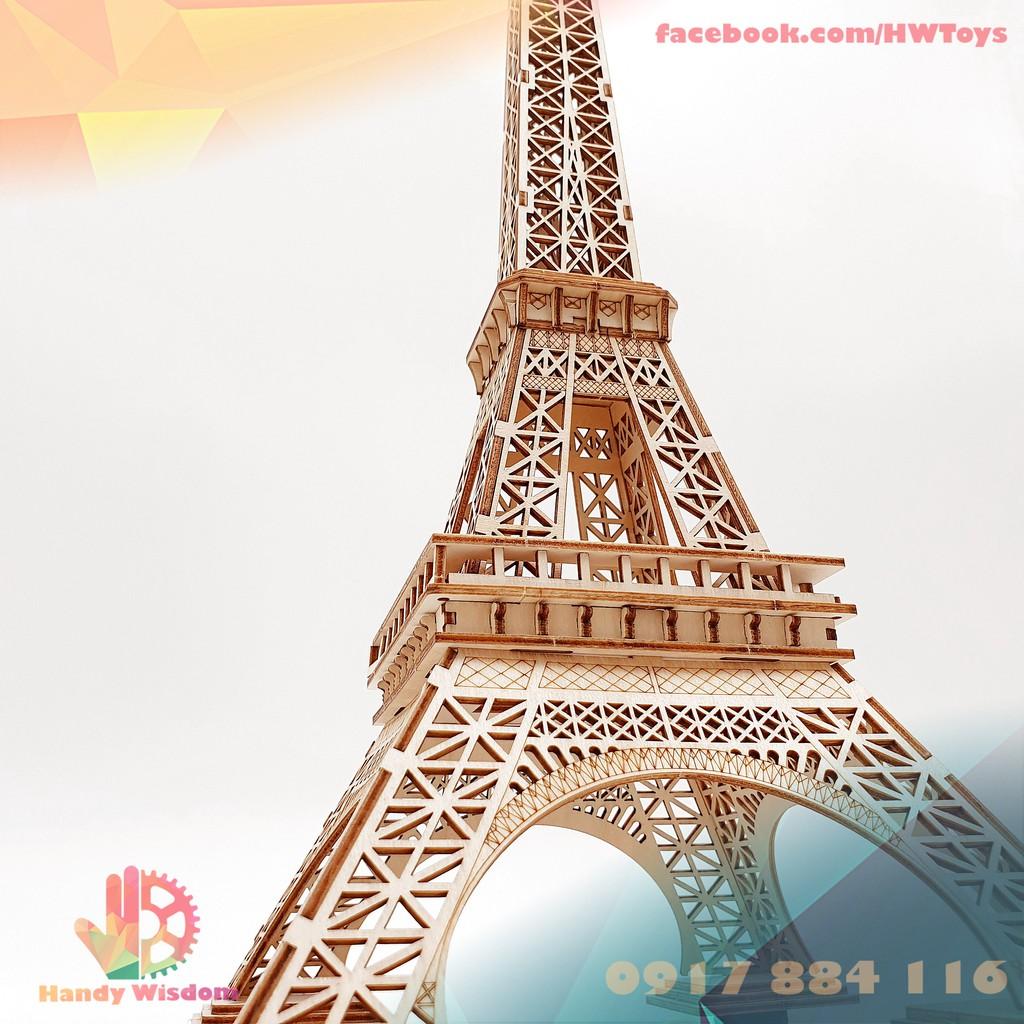 Mô hình lắp ghép gỗ Rolife - Tháp Eiffel - Robotime Eiffel Tower TG501