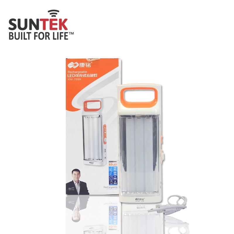 Đèn LED tích điện siêu cấp siêu sáng SUNTEK KM7699 - Chính Hãng