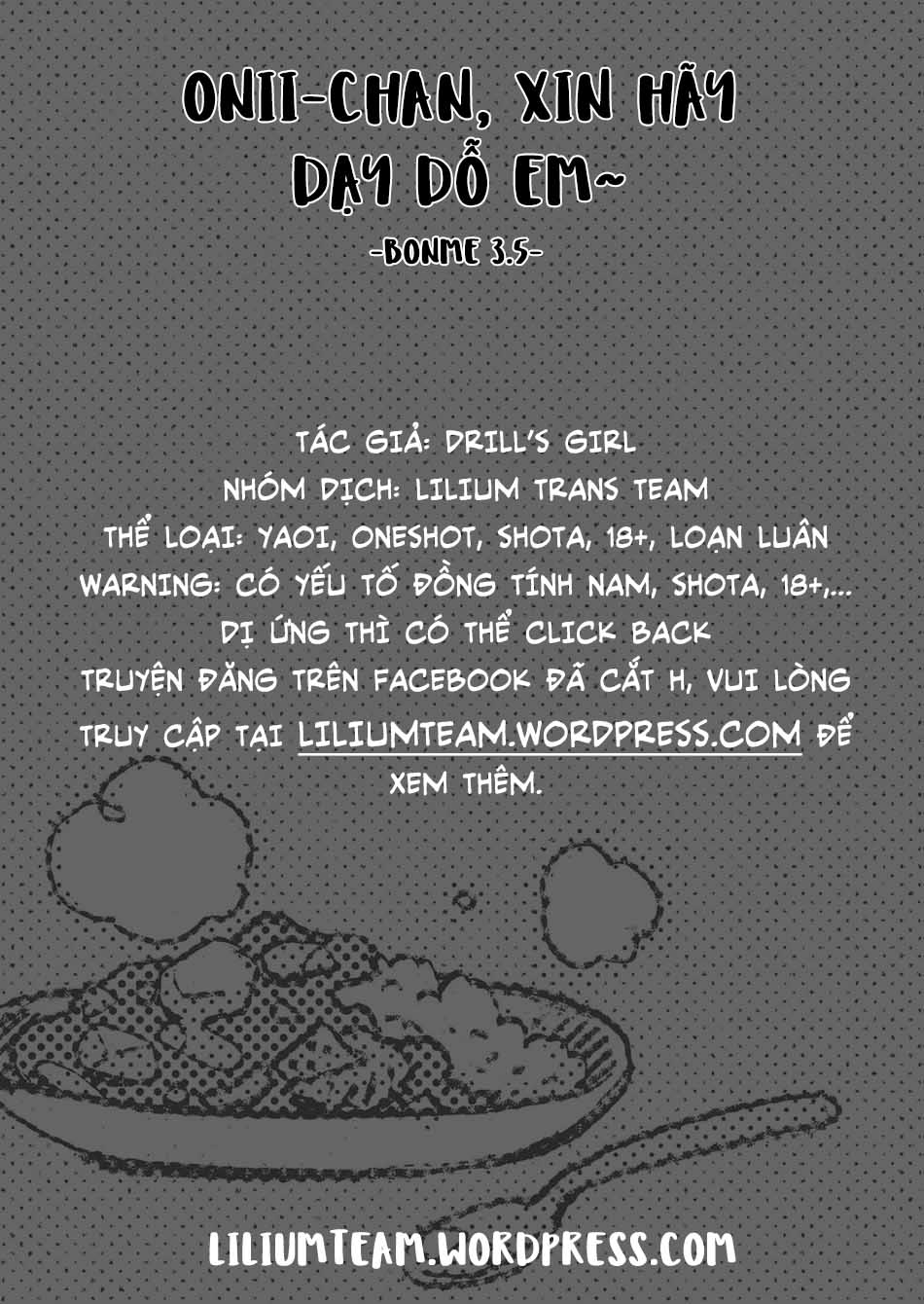 onii-chan, xin hãy dạy dỗ em bonme 3.5 chapter 1 2