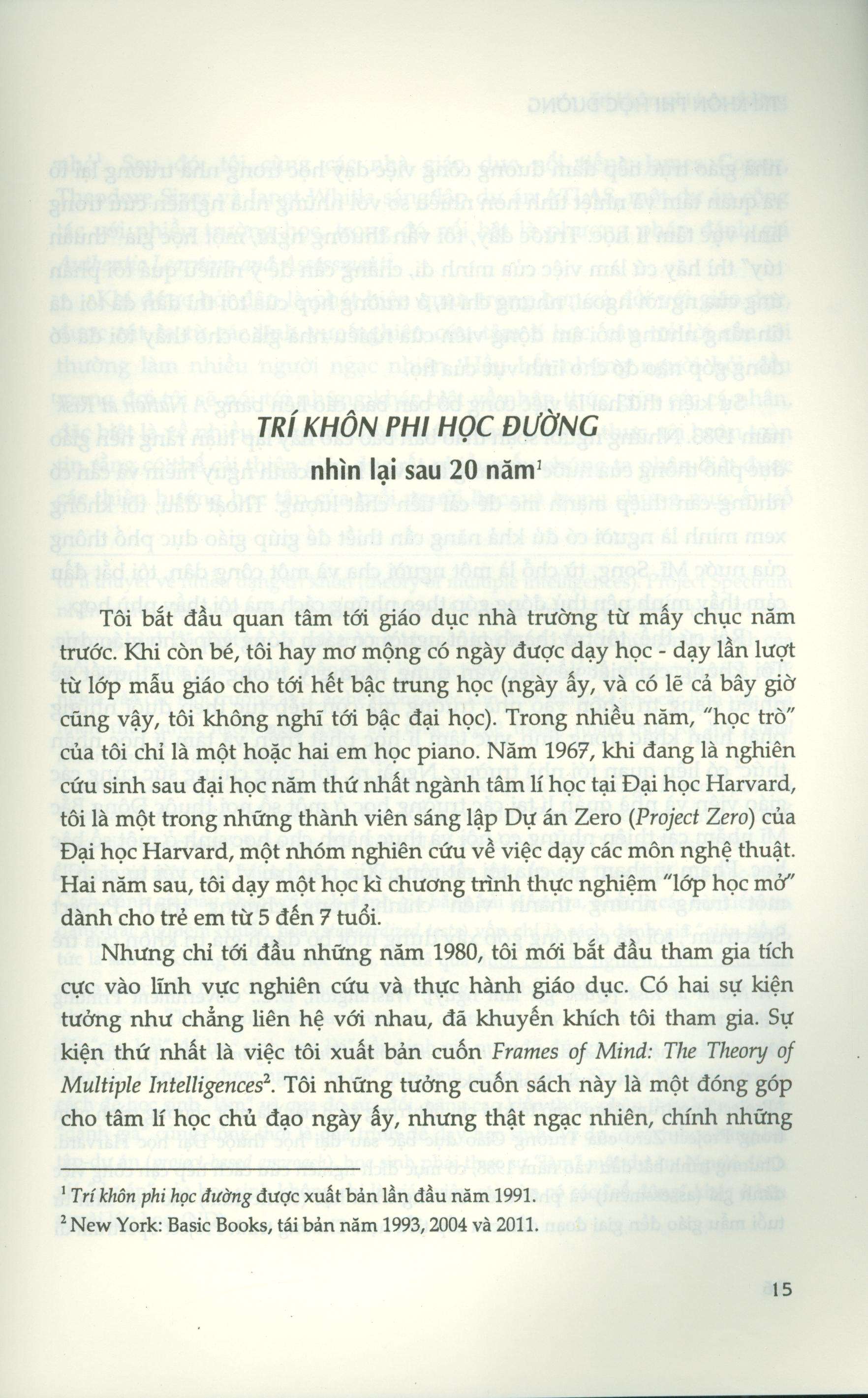 Trí khôn phi học đường
