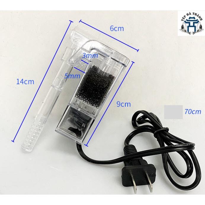 Lọc Thác Mini Trong Suốt Siêu Rẻ Cho Bể Cá Cảnh, Bể Thủy Sinh