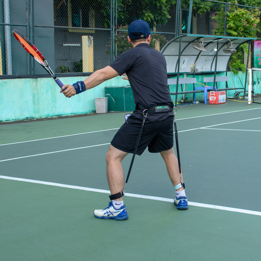 Đai chùng gối tập tennis