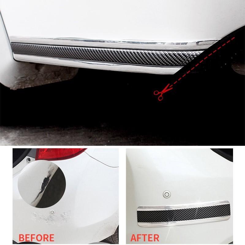 Miếng dán bằng sợi carbon cao su bảo vệ cho cửa xe ô tô
