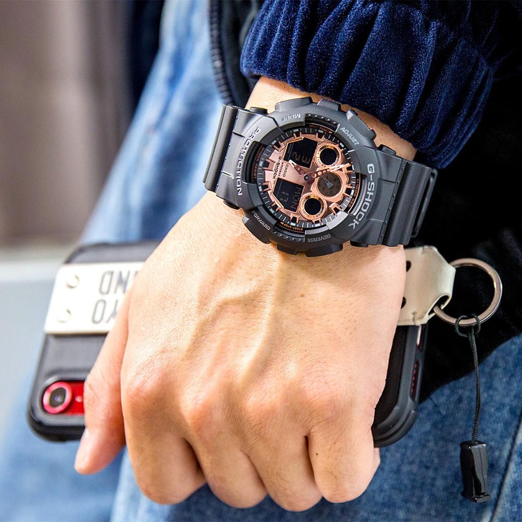 Đồng Hồ Nam Casio G-Shock Nam GA-100MMC-1ADR Mặt Gương