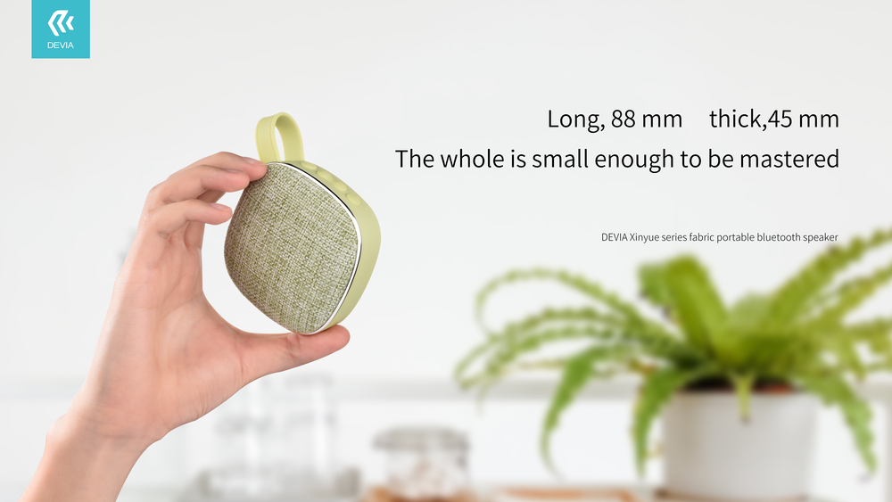 Loa không dây bluetooth Devia Cinya Portable - Loa to - hàng chính hãng