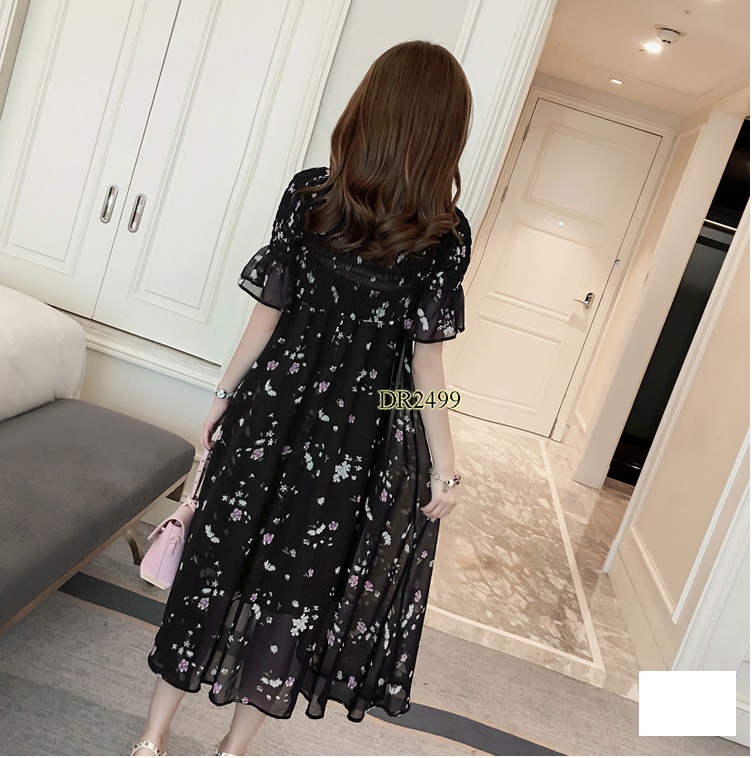 ĐẦM BẦU CHIFFON DÁNG DÀI ĐIỆU ĐÀ DR2499