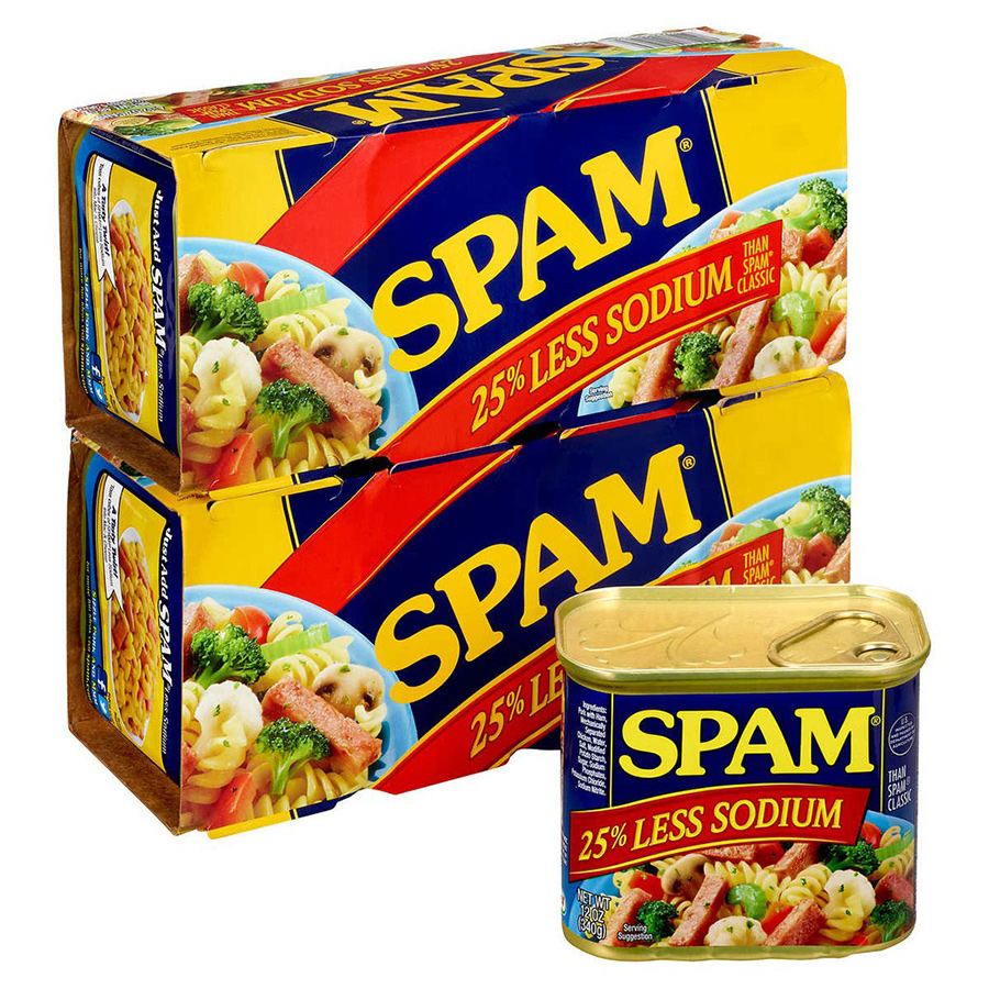 Thịt Hộp Hormel Spam Less Sodium 340g